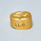 Gold Anodized Temporary Crowns LL6