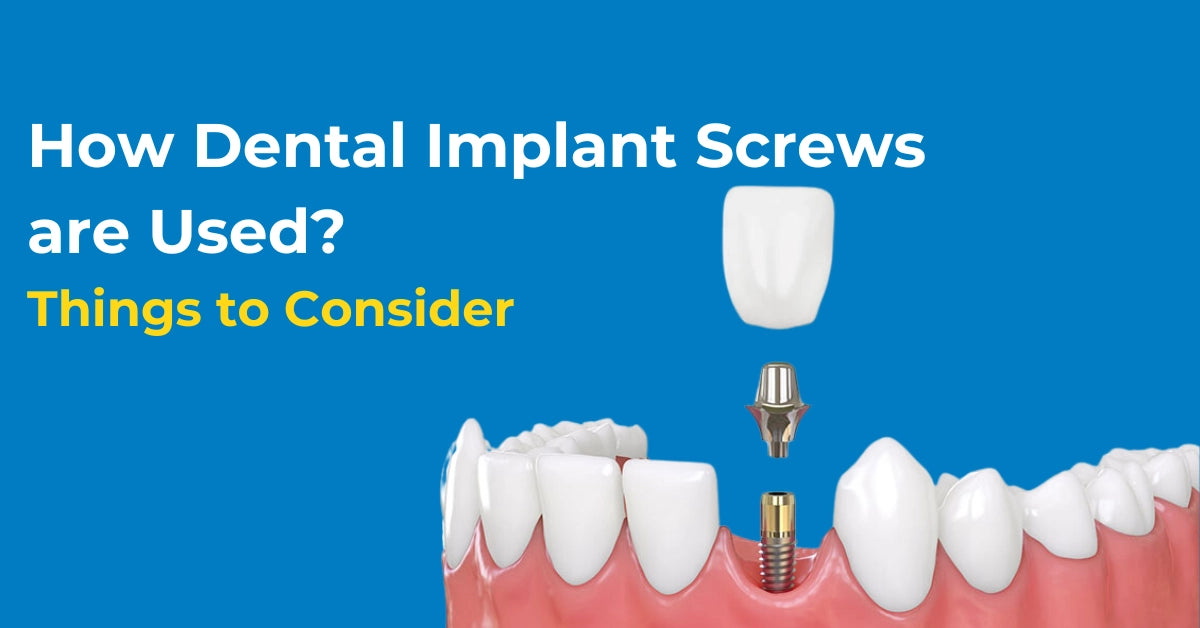 How Dental Implant Screws are Used? Things to Consider – Franklin ...