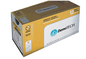 DemeTECH Chromic Catgut Sutures 12/bx