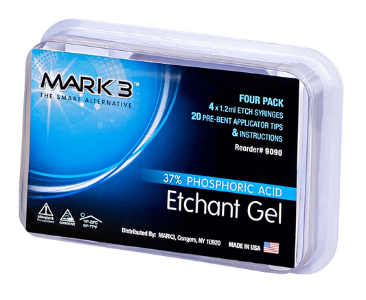 Etch Gel 37% Phosphoric Acid 4/pk 1.2ml syringes - MARK3