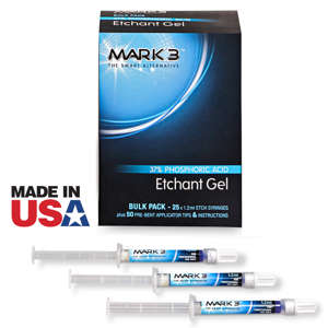 MARK3 Etch Gel 37% Phosphoric Acid Bulk Pack (25) 1.2 ml syringes