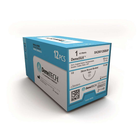 DemeTECH Silk Sutures 12/bx