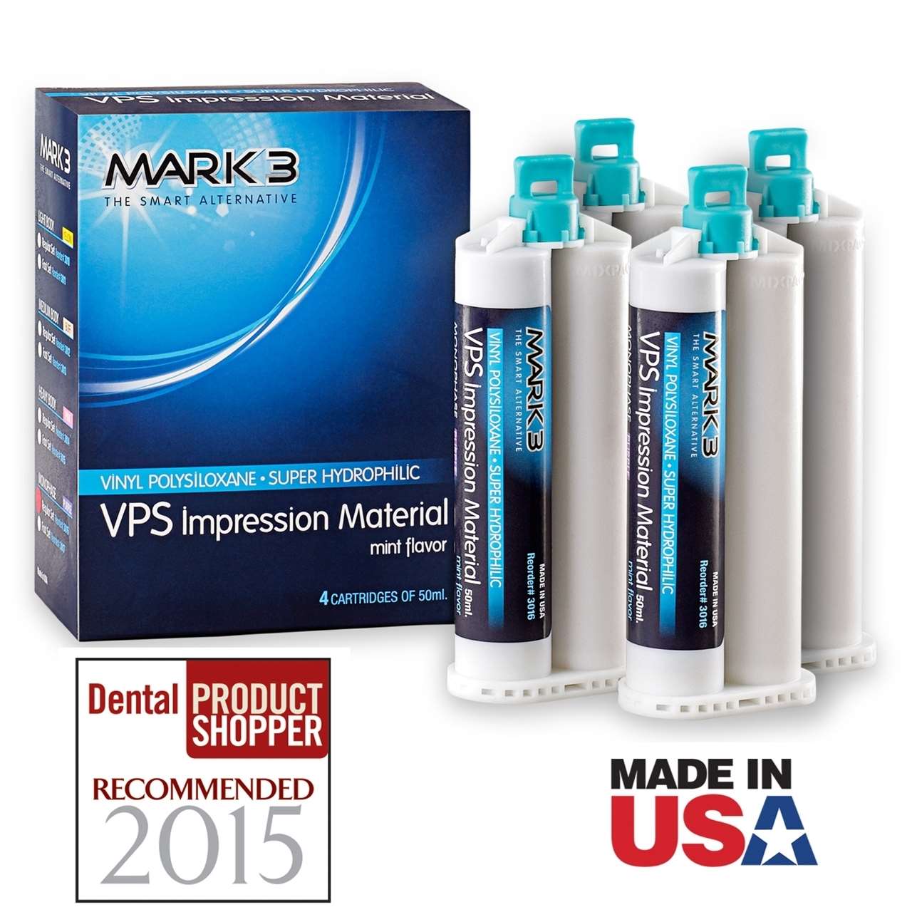 VPS Impression Material 4/pk - MARK3 | Franklin Dental Supply