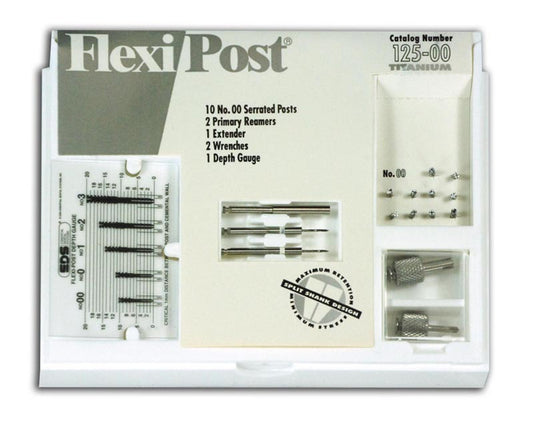 EDS Flexi-Post Titanium Standard Introductory Kit White Size 00