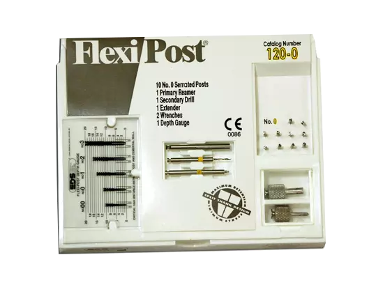 EDS Flexi-Post Stainless Steel Standard Introductory Kit-Yellow Size 0