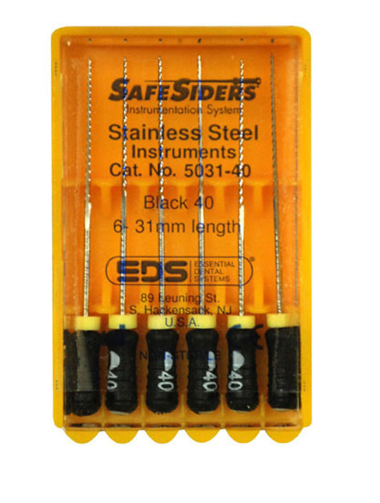 EDS Safesider Endodontic Reamers - 31 mm, 6/Pkg - Essential Dental Systems, Inc. (5031) (Copy)