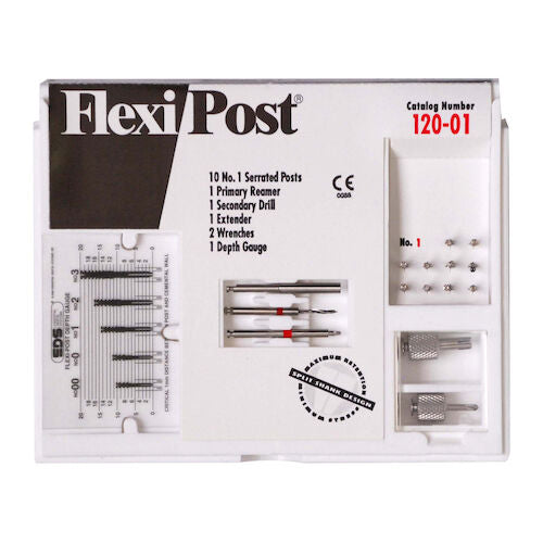 EDS Flexi-Post Stainless Steel Standard Introductory Kit-Red Size 1