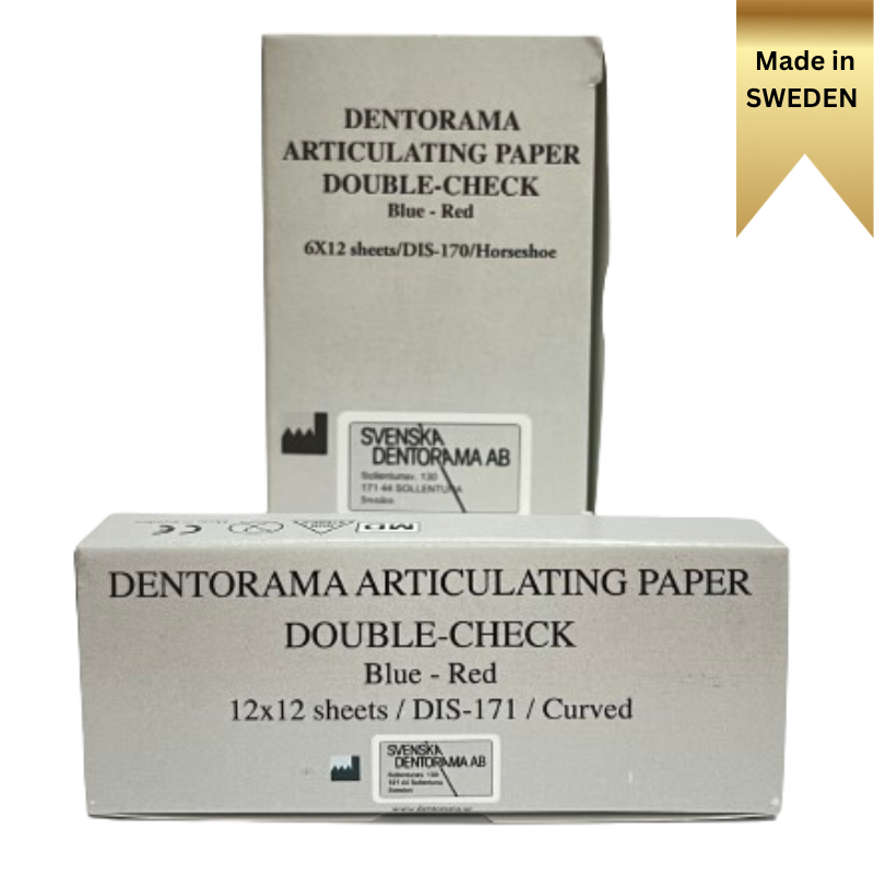 Dentorama Articulating Paper Double-Check (Blue-Red Combo) – Franklin ...