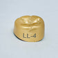 Gold Anodized Temporary Crowns LL4