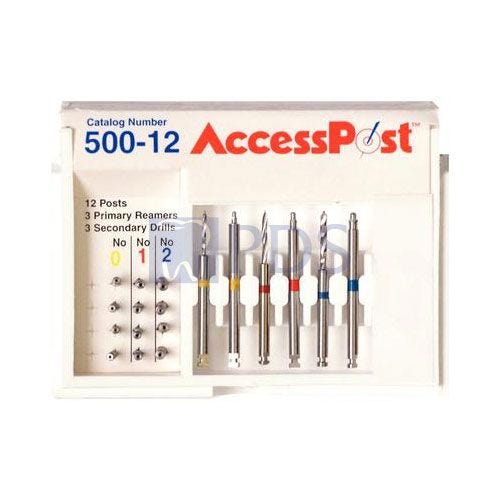 EDS' AccessPost Stainless Steel Intro Kit-Yellow, Red, Blue/Sizes 0,1,2