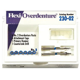 EDS' Flexi-Overdenture Stainless Steel Refills -Blue Size 2