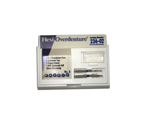 EDS' Flexi-Overdenture Titanium Refills (for Direct/Non-Coping Technique)- Blue Size 2