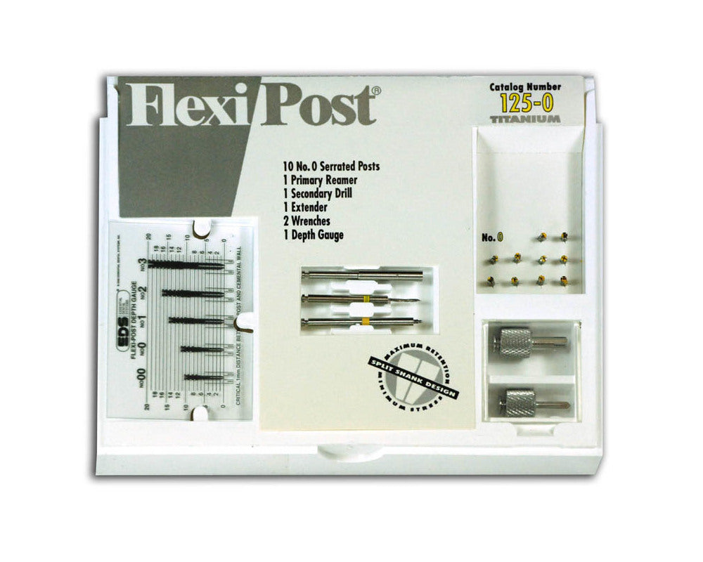 EDS Flexi-Post Titanium Standard Introductory Kit Yellow Size 0