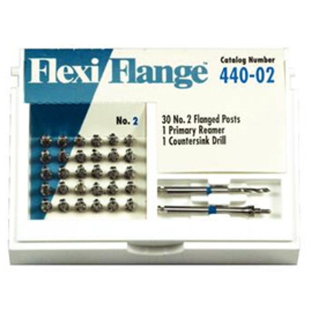 EDS' Flexi-Flange Stainless Steel Economy Refills Blue Size 2