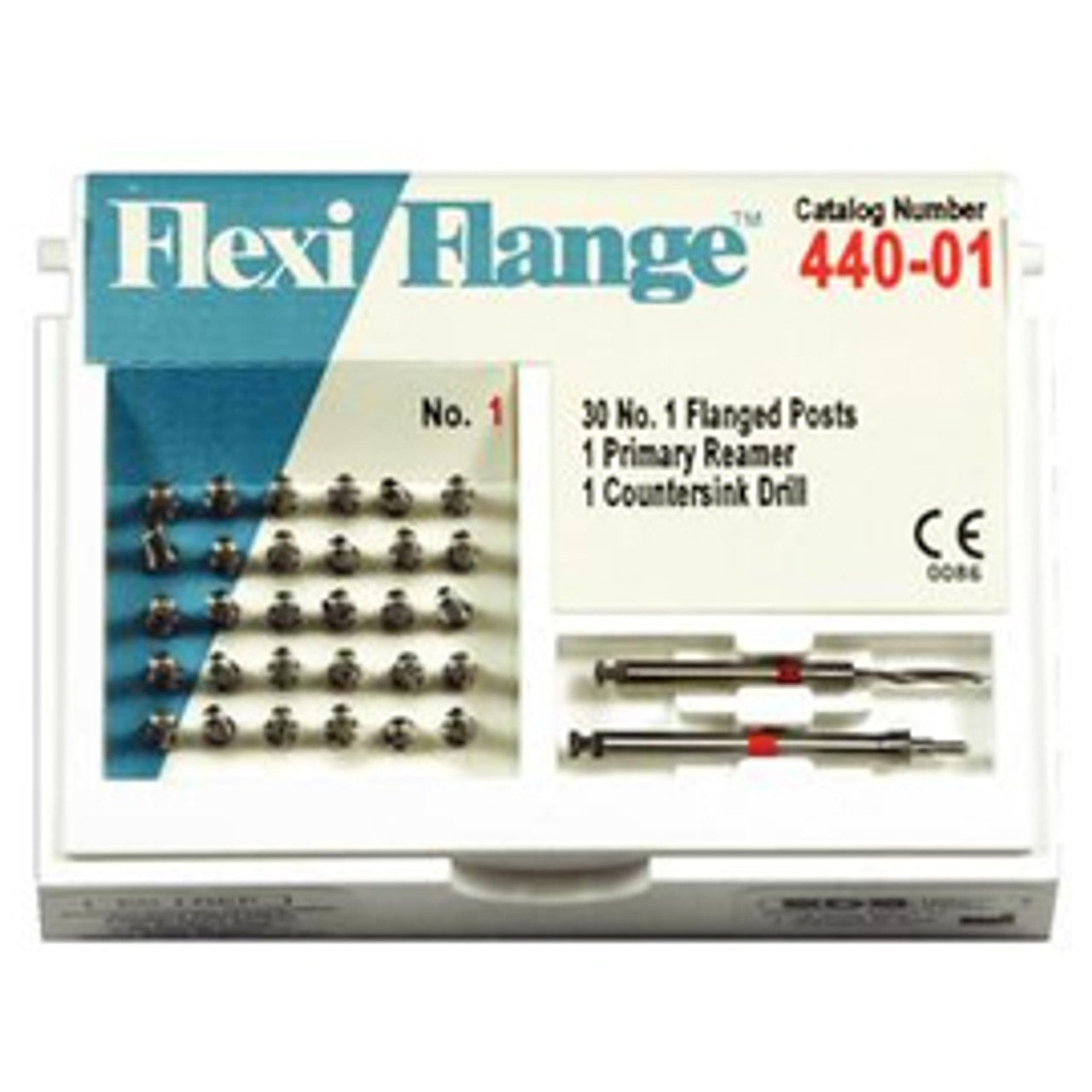 EDS' Flexi-Flange Stainless Steel Economy Refills Red Size 1