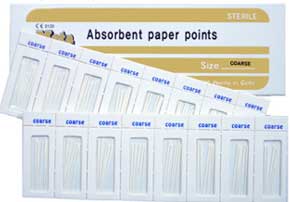 Meta Absorbent Paper Points - #15 Non-Color Coded, Cell Pack of 200 - Silmet Dental supplies | Authorized dealers of Silmet products | Silmet dental