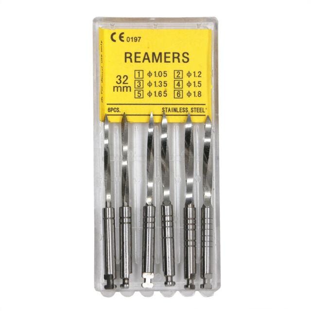 Nordin Post Reamers Square Reamers, Assorted Long 32 mm Reamers, Package of 6 - Silmet Dental supplies | Authorized dealers of Silmet products | Silmet dental