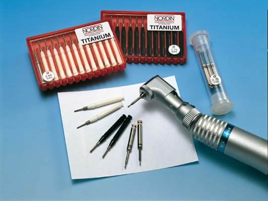 Titanium Dentine Retention Pins Kit, 0.75 mm. Soft-Shearing, Self-Centering - Silmet Dental supplies | Authorized dealers of Silmet products | Silmet dental
